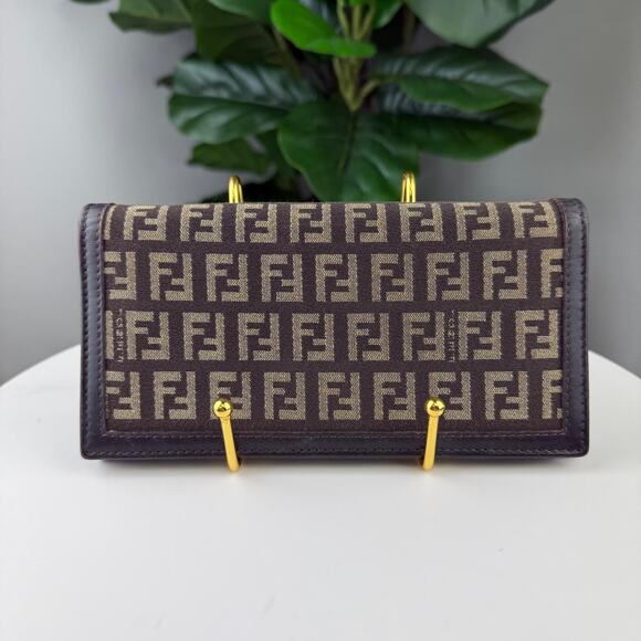 💎✨Authentic Fendi Zucca Continental Wallet - Picture 1 of 5
